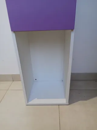 Estantería Lila y Blanca 1.91m