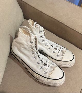 Converse Blancas y Negras T 39.5