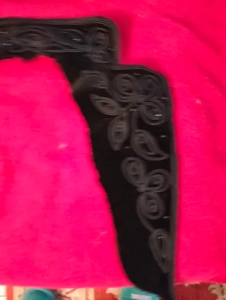 Cuello Terciopelo Bordado Vintage