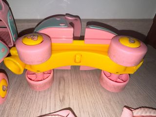 Patines Hello Kitty ajustables + protecciones