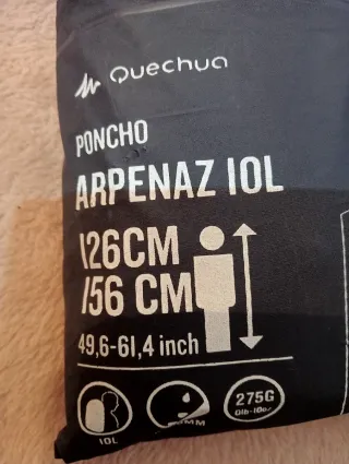 Chubasquero Quechua Arpenaz 10L
