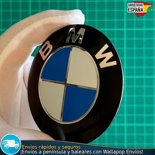Emblema BMW 78mm Autoadhesivo Aluminio con Relieve