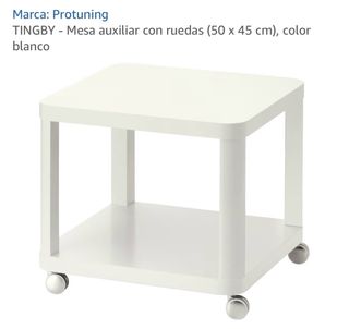 Mesa auxiliar TINGBY con ruedas