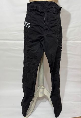 Pantaloni Off-White Uomo Scritta Laterale