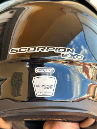 Casco Scorpion EXO-1000 AIR Negro Talla M