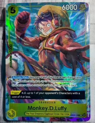 One Piece Monkey D. Luffy OP07-109 Carta