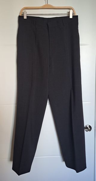 Traje Lana Virgen Gris Marengo Massimo Dutti