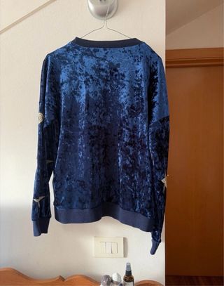 Maglia London Look blu con stelle