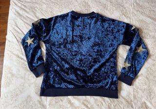 Maglia London Look blu con stelle