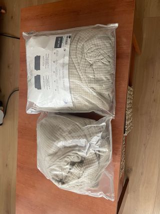 Fundas de sofá 3 y 2 plazas beige