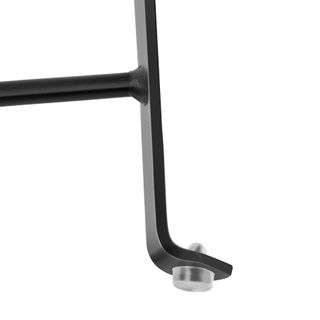 Conjunto de mesa y sillas para 2 personas plegable de acero negro