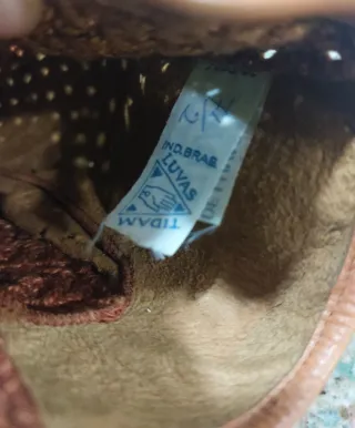 Guantes Vintage De Piel Sin Dedos Marrones.