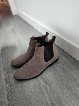 Botines Chelsea negros, camel o gris