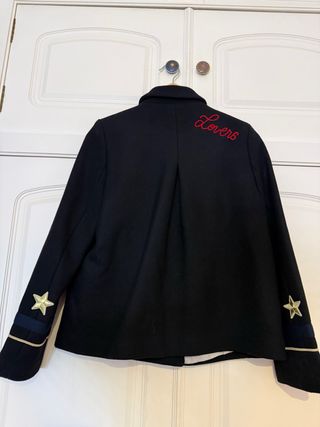 Chaqueta Zara Trafaluc azul marino Nueva talla S