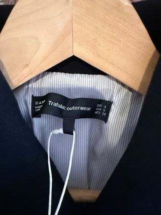 Chaqueta Zara Trafaluc azul marino Nueva talla S