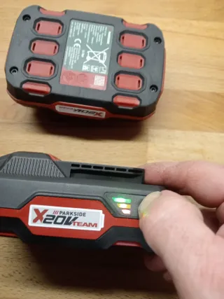 2 Baterías Parkside X20V Team