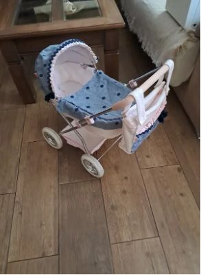 Cochecito de muñecas capota bebé reborn estado imp