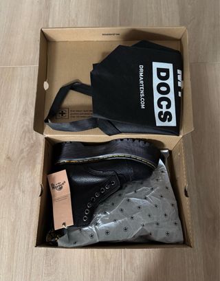 Botas Dr. Martens Negras Sin Estrenar