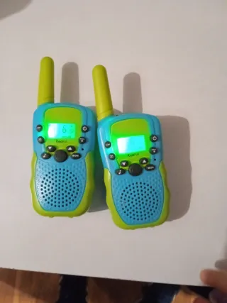 Walkie Talkies Kearui Azul y Verde (2 Unidades)