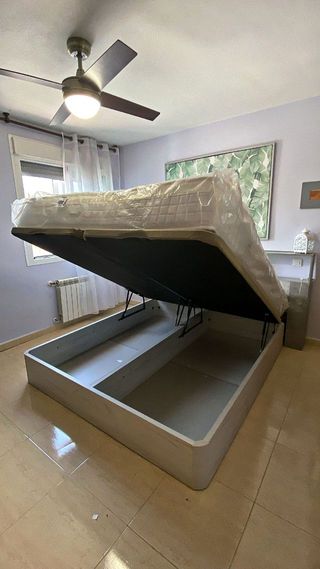 Canapé abatible y colchón