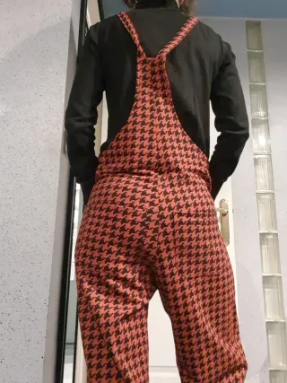 Peto cuadros rojo y negro Animosa