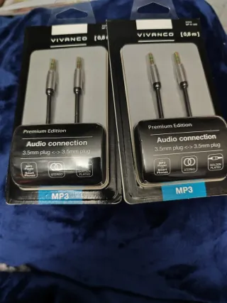 Cable Audio Vivanco 3.5mm Premium Edition
