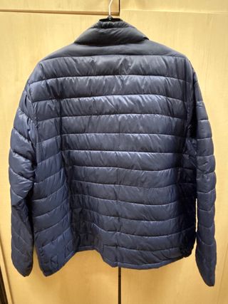 Plumífero azul entretiempo