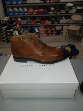 Botas Old Signature Marrones Hombre talla 45 piel