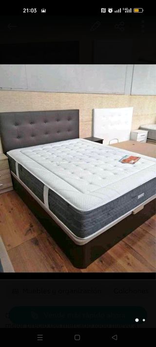 Colchón y canapé