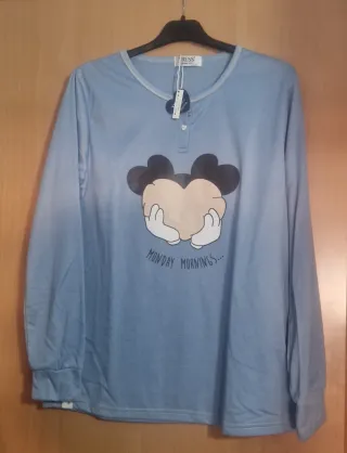 Camiseta Pijama Manga Larga