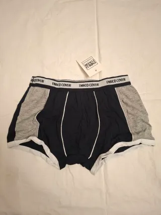 Boxer Uomo Enrico Coveri Nero/Grigio
