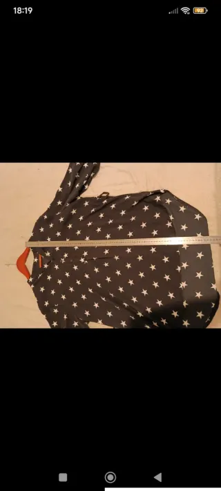 Camisa/Blusa estrellas negra y blanca