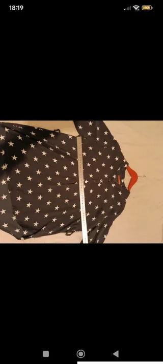 Camisa/Blusa estrellas negra y blanca