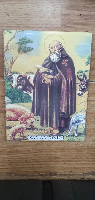 Azulejo San Antonio con animales
