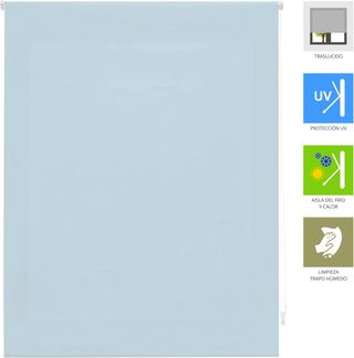 Estor enrollable azul