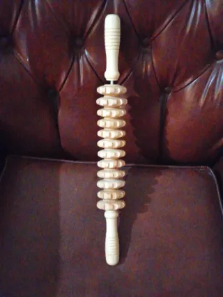 Masajeador madera glúteos, espalda, cervicales....