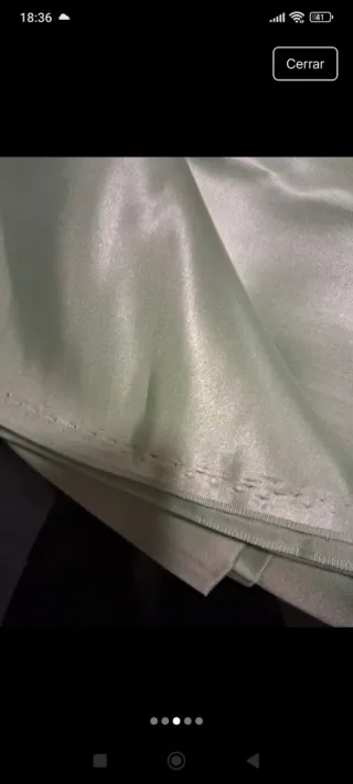 Tela satinada para cortinas nueva