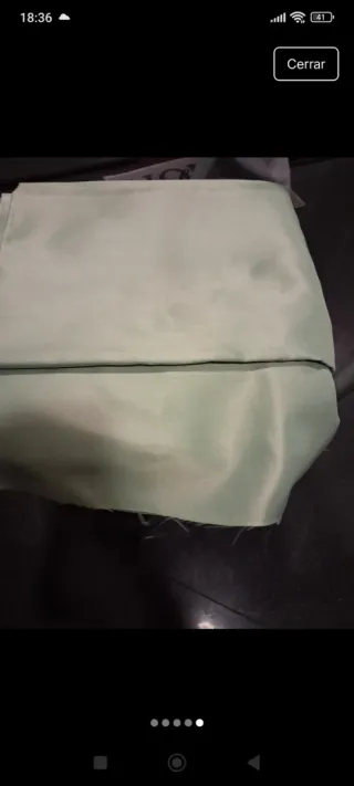 Tela satinada para cortinas nueva