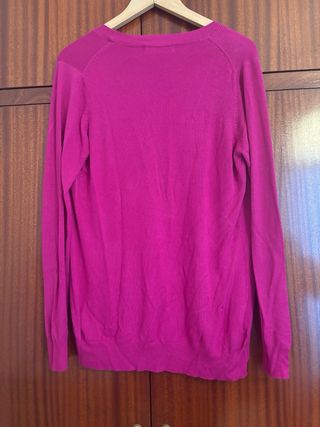 Cardigan Zara Rosa Talla M