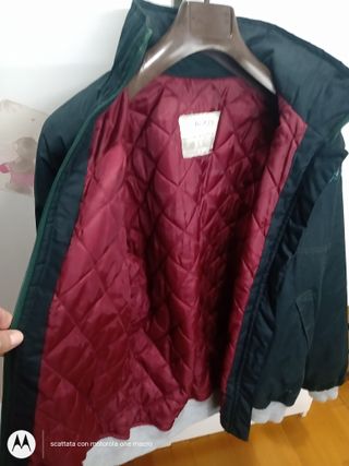 Giubbotto Blu con interno Bordeaux