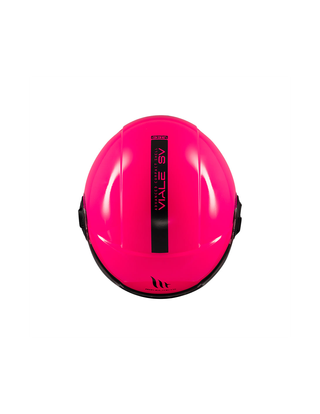 Casco Moto MT Helmets Jet Viale Rosa Fluor
