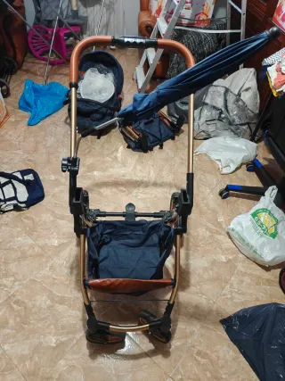 Carro de bebé 3 en 1 con muchos extras