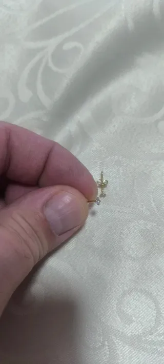 Collar con colgante de luna y pendientes