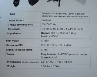 Micrófono Condensador Marantz MPM-1000