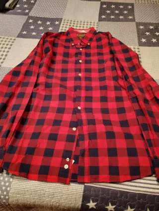 Camisa cuadros chico Talla L