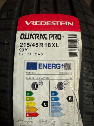 Neumáticos Vredestein 215/45 R18 93Y XL