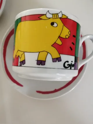 Tazze da latte " Le Tazze d'Autore"Osella Vintage