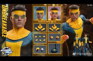 Figuras Omni-Man e Invencible Soosootoys