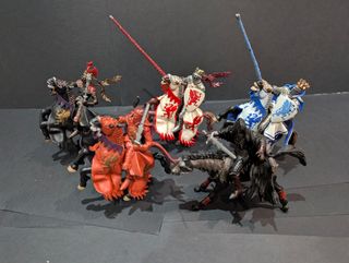 Conjunto Figuras Papo Caballeros