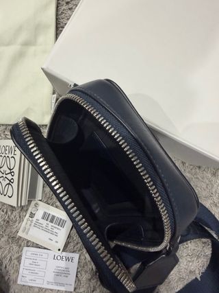 Bolso Loewe Vertical Crossbody Azul Original